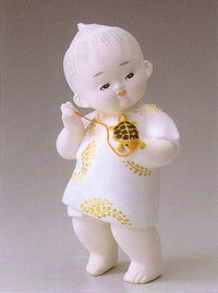 R0204 亀童子【博多人形】
